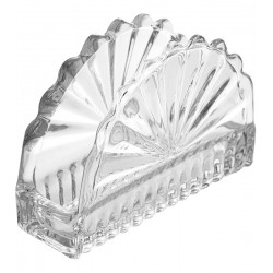 Porta Guardanapos 12x4x8cm De Vidro Sodo-Calcico